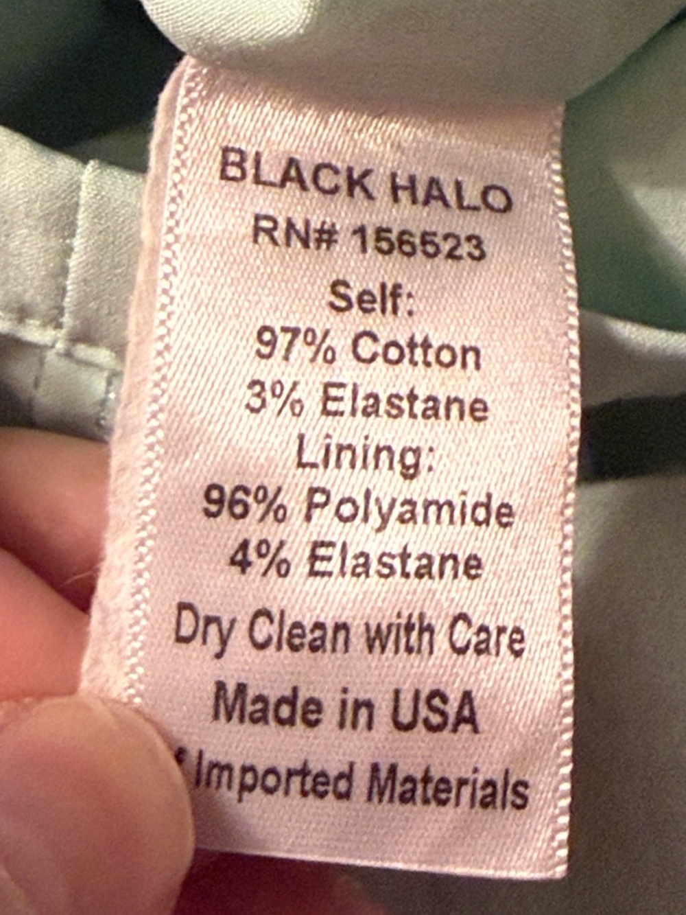 Black Halo Montego Mint Green
Floral Halter Midi Dress, Size Zero, EUC - Picture 14 of 17